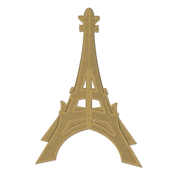 Glittered 3-D Eiffel Tower Centerpiece
