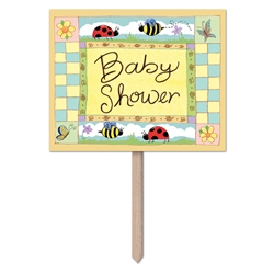 B Is For Baby Yard Sign