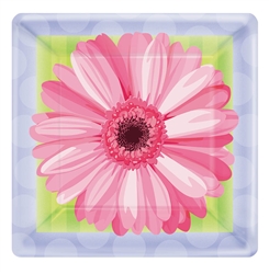In Bloom 7" Square Plates | Party Supplies