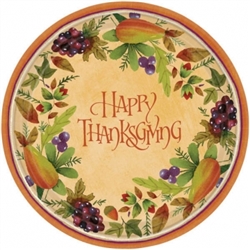 Thanksgiving Medley Round 7" Plates | Party Supplies