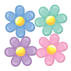 Retro Flower Cutouts