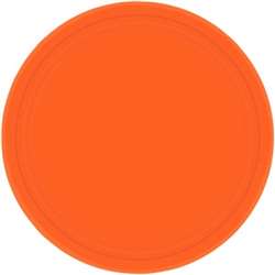 Orange Peel Plates, 9" 8 ct