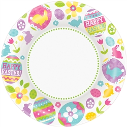 Egg Hunt Round 6-3/4" Plates | Party Supplies