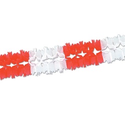 Red & White Pageant Garland