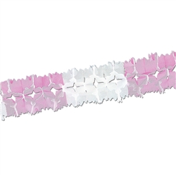 Packaged Pink & White Pageant Garland