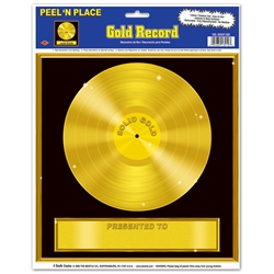 Gold Record Peel 'N Place