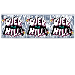 FR Metallic Over-The-Hill Fringe Banner