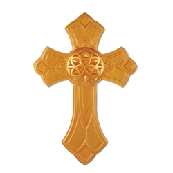 Gold Plastic Cross