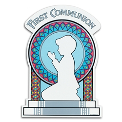 Boy First Communion Cutout