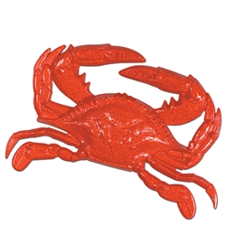 Red Plastic Crab
