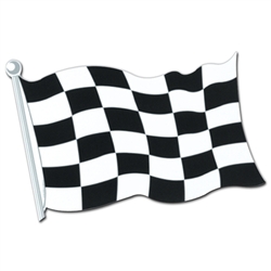 Checkered Flag Cutout