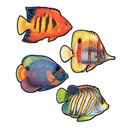 Coral Reef Fish Cutouts