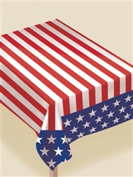 Stars & Stripes Table Cover | Party Supplies