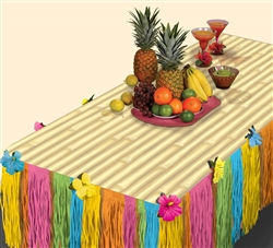 Tiki Transform-a-Table Kit | Luau Party Supplies