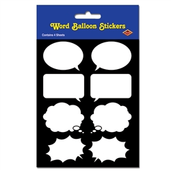 Word Balloon Stickers