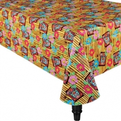 Tiki Oblong Table Cover | Luau Party Supplies