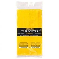 Yellow Sunshine 3-Ply 54" x 108" Table Cover | Party Supplies