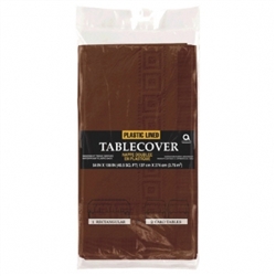 Chocolate Brown Paper Table Cover - 6ct. | Party Supplies