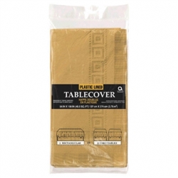 Gold Paper Table Cover - 6ct. | Party Supplies