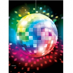 Disco Fever Plastic Table Cover | Party Supplies