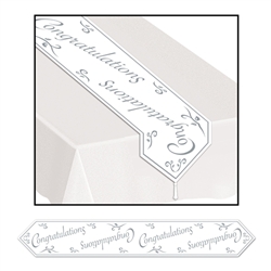 Printed Congratulations Table Runner