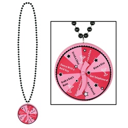 Beads with Bachelorette Spinner Medallion