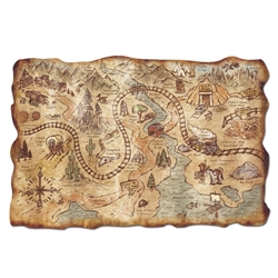 Plastic Gold Mine Treasure Map