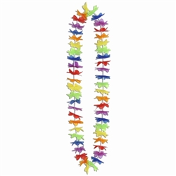 Silk 'N Petals Rainbow Floral Lei