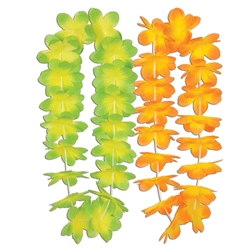 Silk 'N Petals Kiwi Mango Leis | Party Supplies