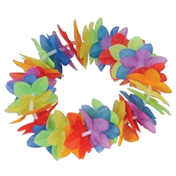 Silk 'N Petals Rainbow Floral Headband | Party Supplies