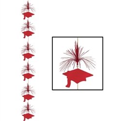 Red Graduation Decorations for Sale