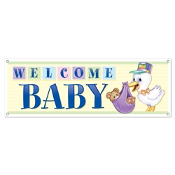 Welcome Baby Sign Banner