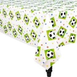 Soccer Fan Plastic Table Covers | Party Supplies