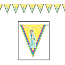 Showers of Joy Pennant Banner