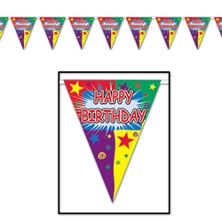 Happy Birthday Pennant Banner