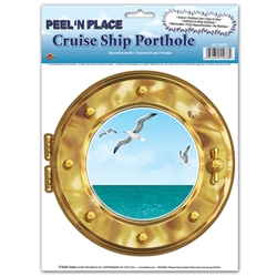 Cruise Ship Porthole Peel 'N Place