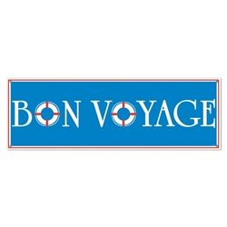 Bon Voyage Sign Banner