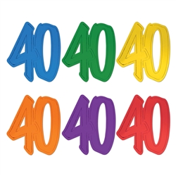 "40" Foil Silhouettes