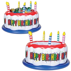 Inflatable Birthday Cake Cooler