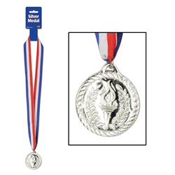 Silver Medal with Ribbon