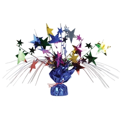 Multi-Color Star Gleam 'N Spray Centerpiece