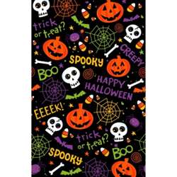 Spooktacular Plastic Table Cover | Party Supplies