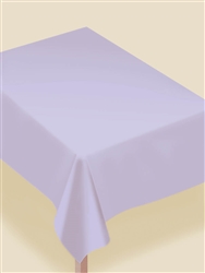 Lavender Flannel-Backed Vinyl Table Cover | Party Supplies