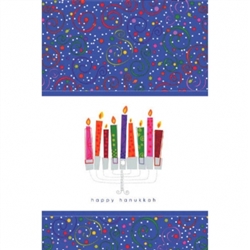Playful Menorah 54" x 102" Paper Table Covers | Party Supplies
