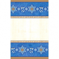 Judaic Traditions  54" x 102" Paper Table Cover | Party Supplies