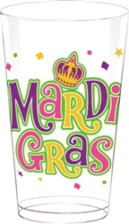 Mardi Gras Plastic Tumblers, 16 oz. | party supplies
