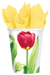 Bright Tulips Cups | Party Supplies