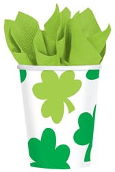 Shamrock Shimmer 9 oz. Cups | St. Patrick's Day Tableware