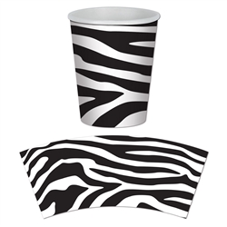 Zebra Print Beverage Cups