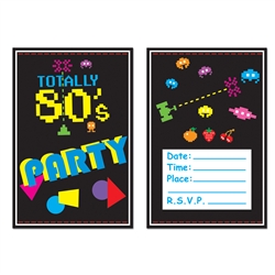 80's Invitations